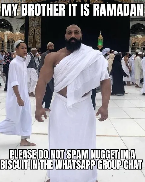 Ramadan Group Chat Warning