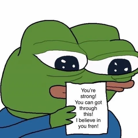 Pepe Encouragement Note