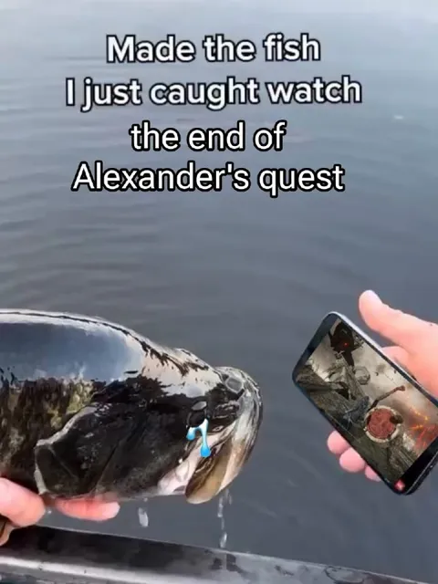 Fish Watches Alexander's Quest