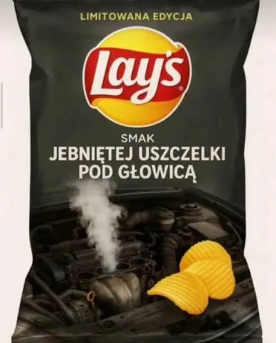 Chipsy o smaku uszczelki