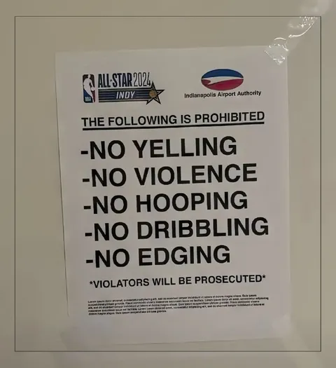 No Yelling at All-Star 2024