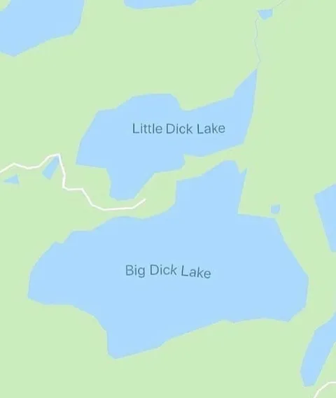 Big Dick Lake Map Joke