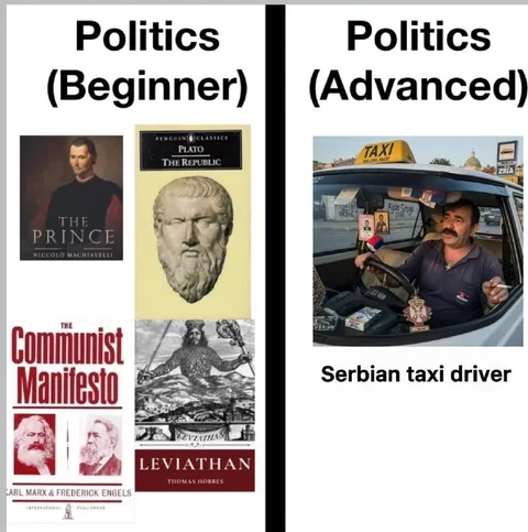 Politics Beginner vs Serbian Taxi Driver