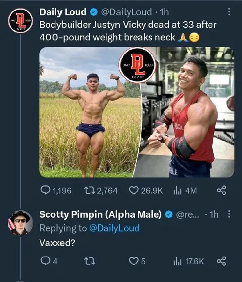 Bodybuilder Vaxxed Reaction