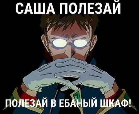 Саша, полезай в шкаф