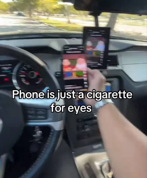 Phone Is a Cigarette for Eyes