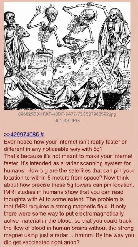 5G Skeleton Conspiracy Theory
