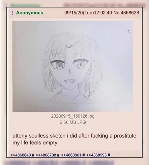 Soulless Sketch After Prostitution