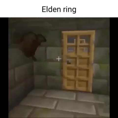 Elden Ring Minecraft Door Trap