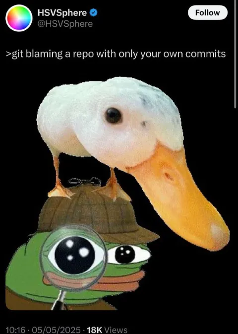 Git Blaming Your Own Commits