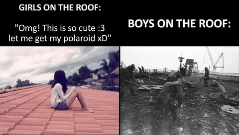 Girls and Boys on the Roof
