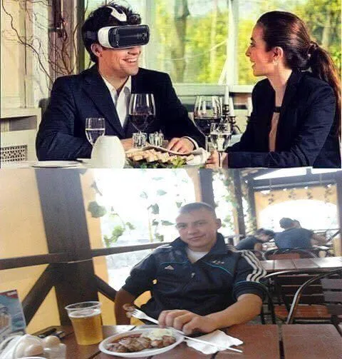 Ресторан в виртуальной реальности
