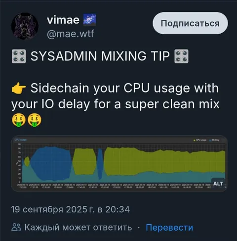 Sysadmin Mixing Tip