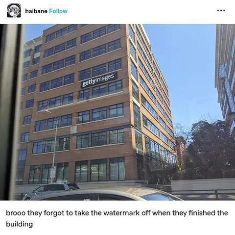 They Forgot the Watermark
