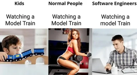 How Different People Watch Model Trains