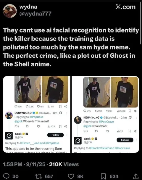 Sam Hyde Facial Recognition Meme