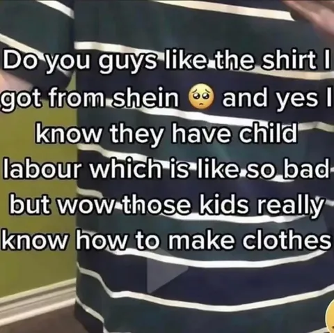 Shein Child Labour Shirt