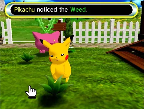 Pikachu Notices the Weed
