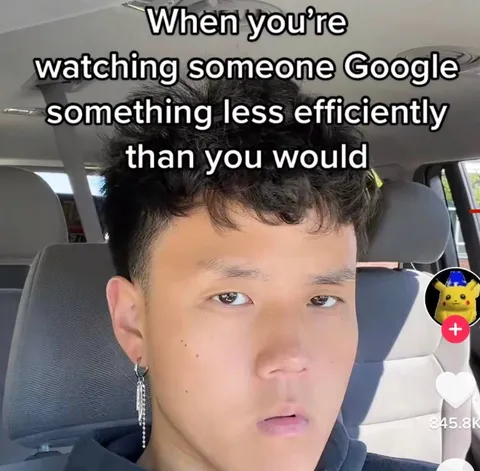 Watching Someone Google Inefficiently