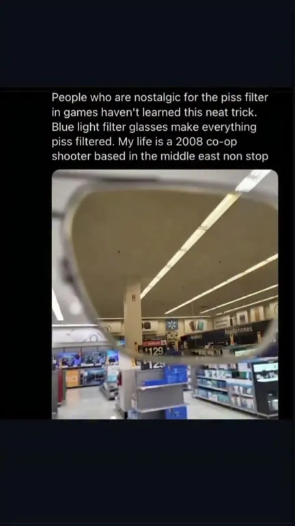 Blue Light Filter Glasses Trick