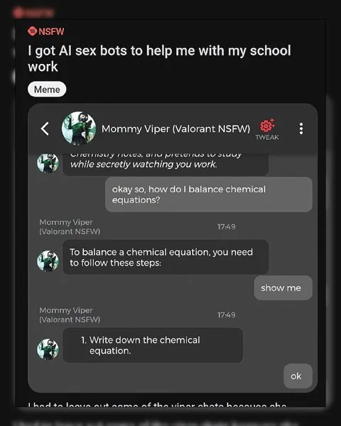 AI Viper Does Chemistry Homework