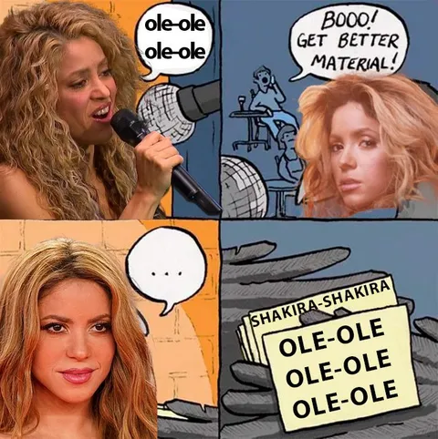 Shakira Ole Ole Repetition