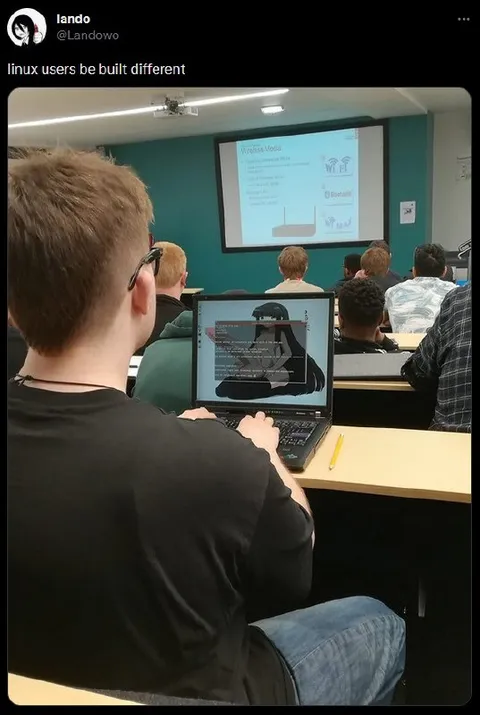 Linux Users Be Built Different