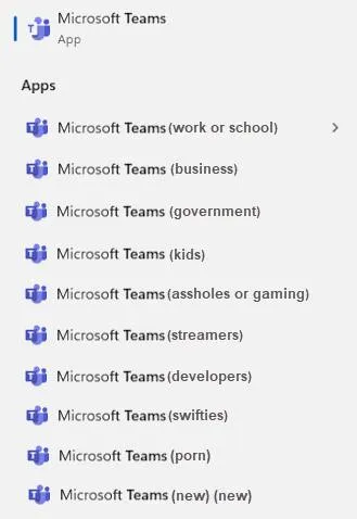 Microsoft Teams Versions Gone Wrong