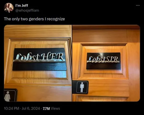 The Only Two Genders I Recognize
