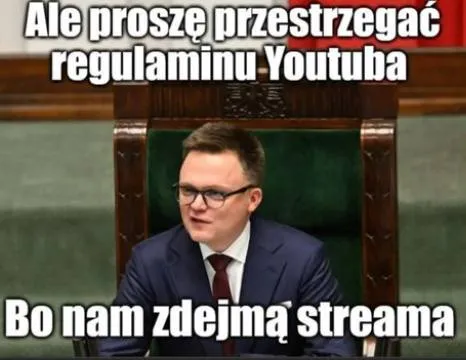 Proszę przestrzegać regulaminu YouTube