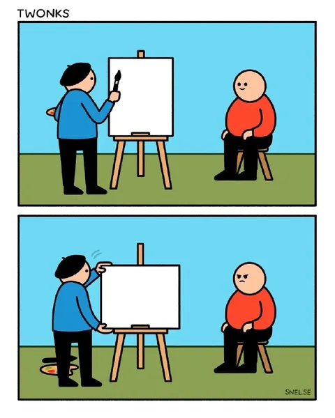 Художник испортил картину