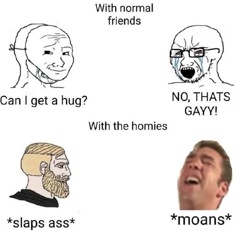 With Normal Friends vs Homies