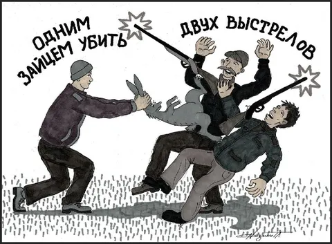 Одним зайцем убить двух выстрелов