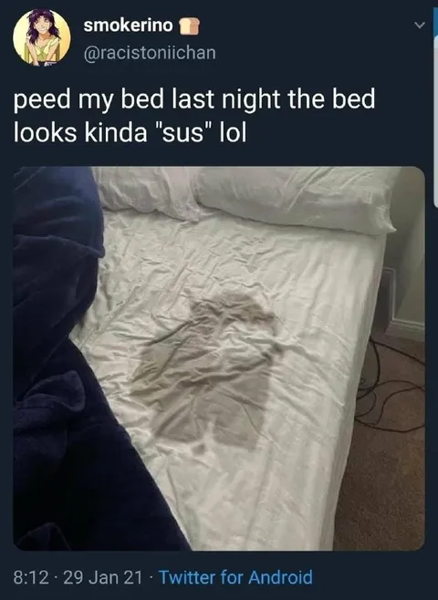 Peeled Bed Looks Sus