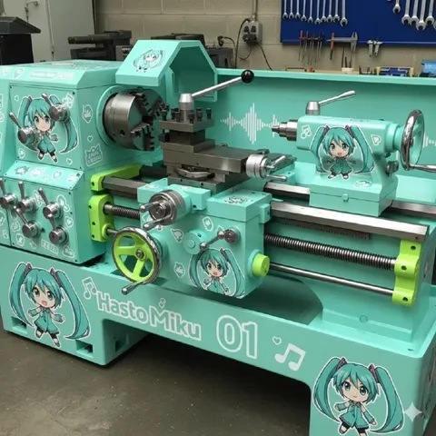 Hatsune Miku Lathe Machine