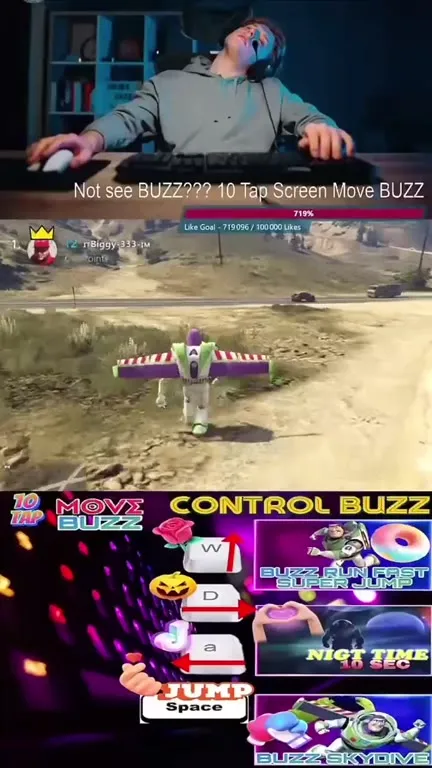 Buzz Walks Into Traffic