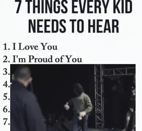 Seven Things Every Kid Needs to Hear