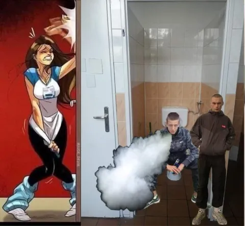 Когда туалет оказался занят