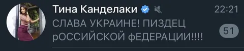 Тина Канделаки за Украину