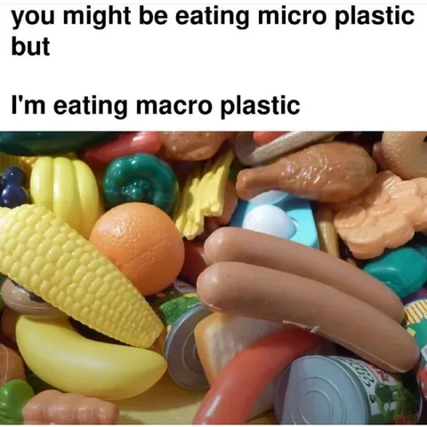 Eating Macro Plastic