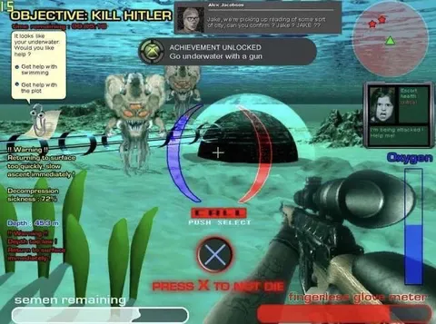 Underwater With a Gun