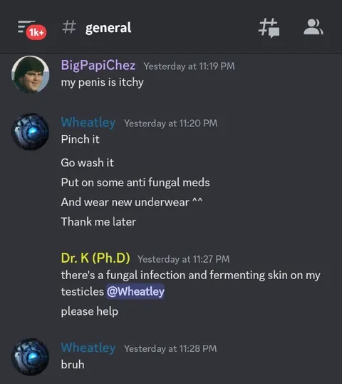 Discord Fungal Infection Advice