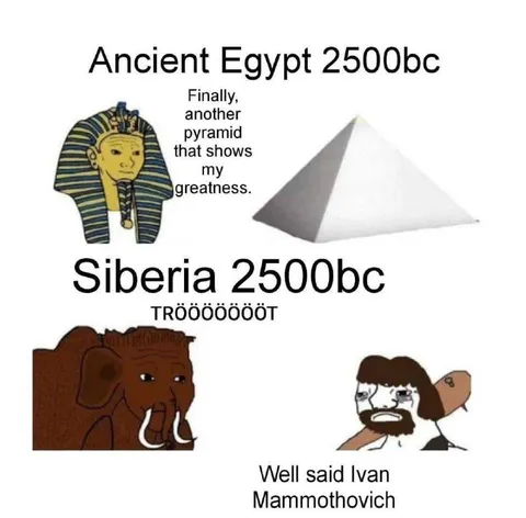 Ancient Egypt and Siberia Pyramid