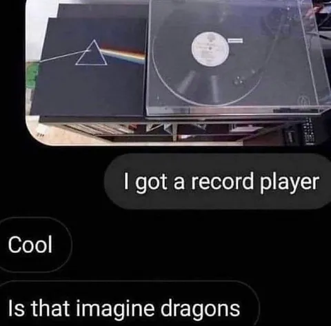 Imagine Dragons Record Player