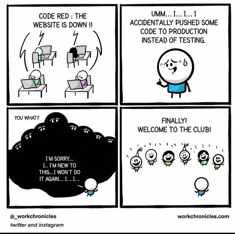 Accidentally Pushed Code to Production