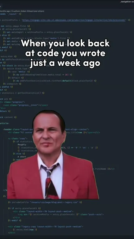 Looking Back at Old Code
