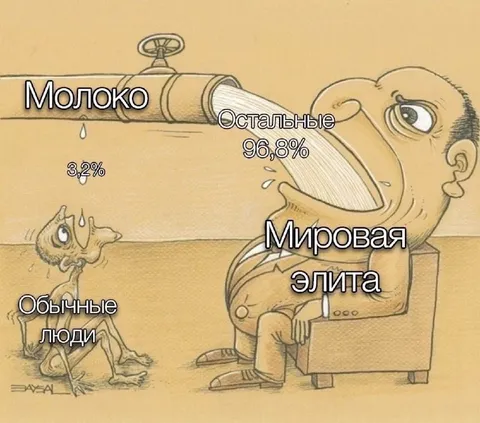 Мировая элита пьёт молоко