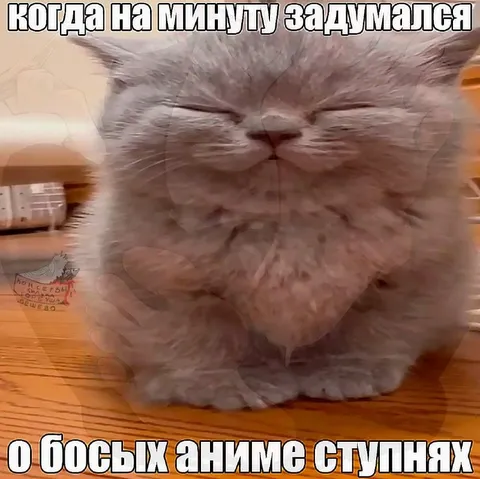 Мысль о босых аниме ступнях