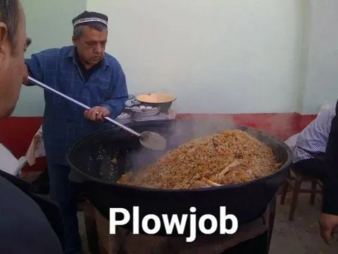 Plowjob at the Food Stall