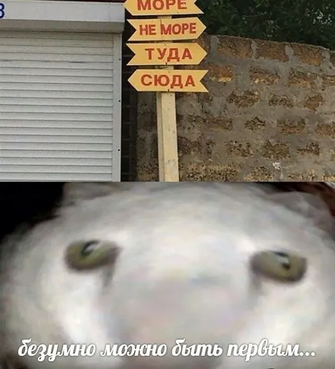 Безумно можно быть первым